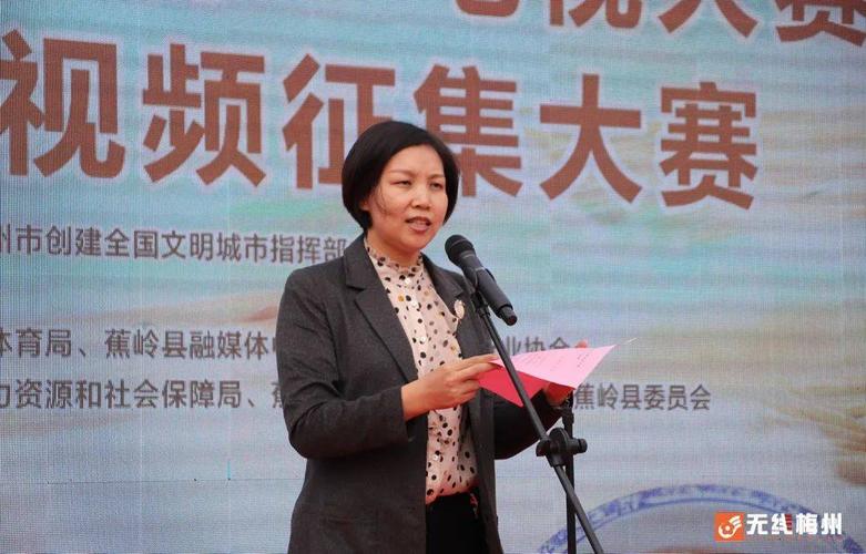 中共蕉岭县委常委,宣传部长刘素芬致辞