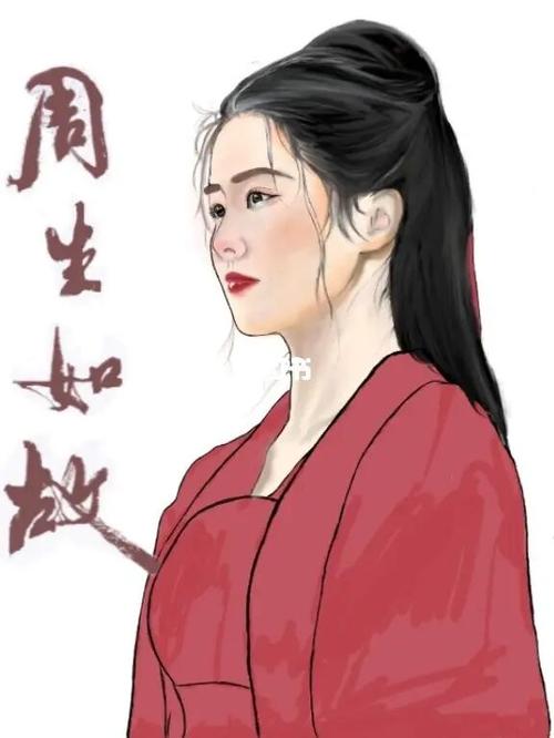 周生如故(时宜)│板绘│古风头像_板绘_古风头像_绘画