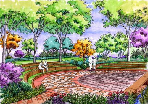 城市广场设计图效果图