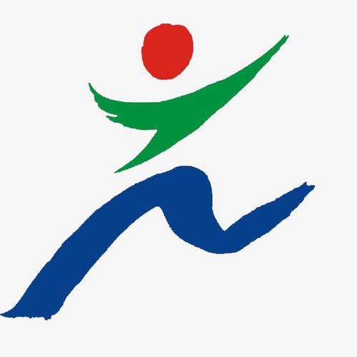 马拉松logo人物跑步