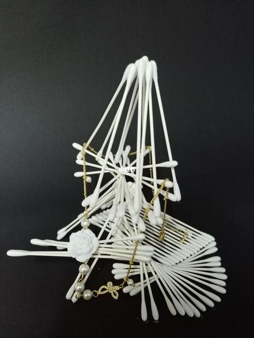 立体构成设计作业_设计_棉签_立体构成_兴趣爱好_手工