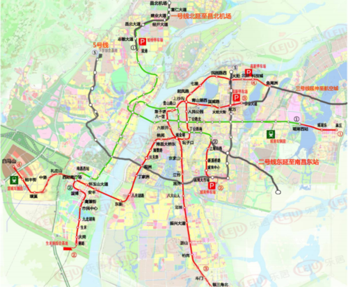 南昌地铁线路图最新 南昌地铁最新最全线号线 你买的房还是房吗