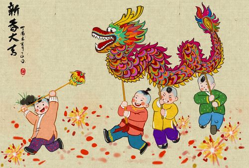 舞龙舞狮|插画|商业插画|l阿飞f - 原创作品 - 站酷