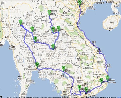 东南亚骑行日记(越南-柬埔寨-泰国-老挝)