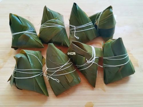 成功包成粽子啦自我感觉还不错_粽子_粽子甜咸党_美食