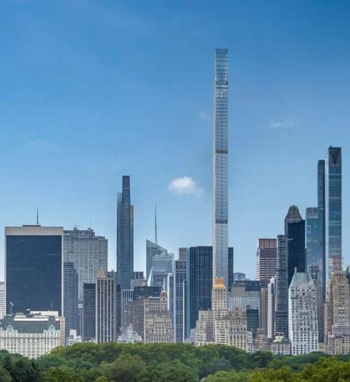 全球最细地标摩天楼,纽约第5栋超高400米 即将建成