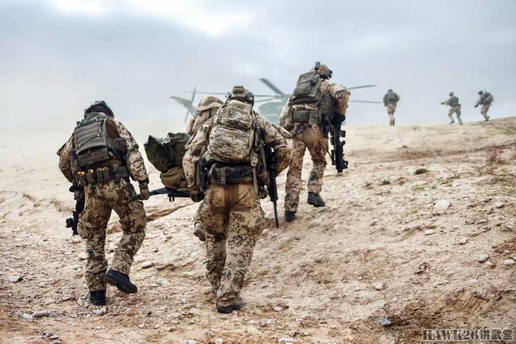 德军公布驻阿富汗特种部队训练照片 hk416低调现身