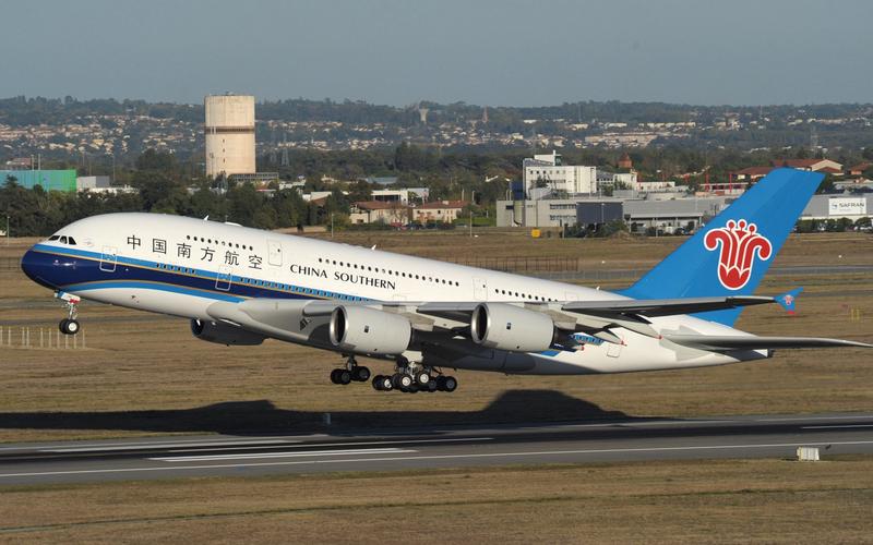 油管新品中国南方航空cz346阿姆斯特丹北京空客a380经济舱飞行记录