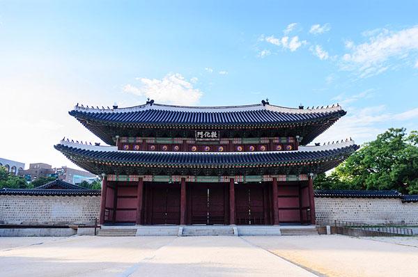 大门,昌德宫,首尔,世界遗产,韩国