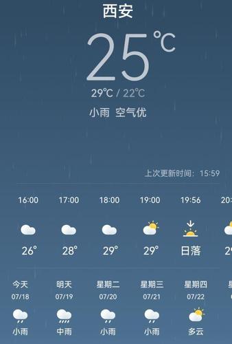 根据西安天气预报显示,西安未来三天都有降雨覆盖,并且降雨也可以使