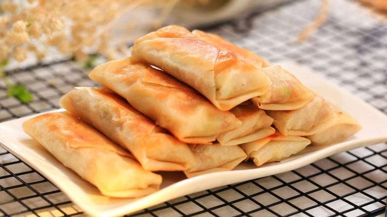 芹菜肉春卷的做法