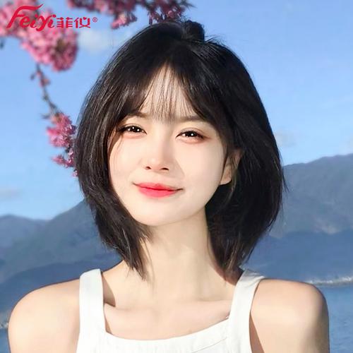 假发短发适合圆脸