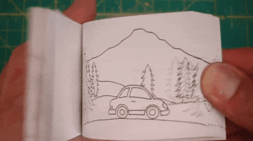 【微课堂】小小a4纸手翻书动画,一起来动动手指吧