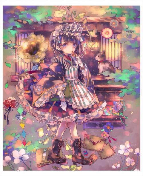 日本画师茶ごまに的作品 无水印 id3462492 喜欢请转&赞 更多萌妹美图