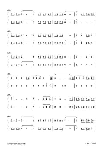 merrychristmasmrlawrence圣诞快乐劳伦斯先生原声音乐双手简谱预览2