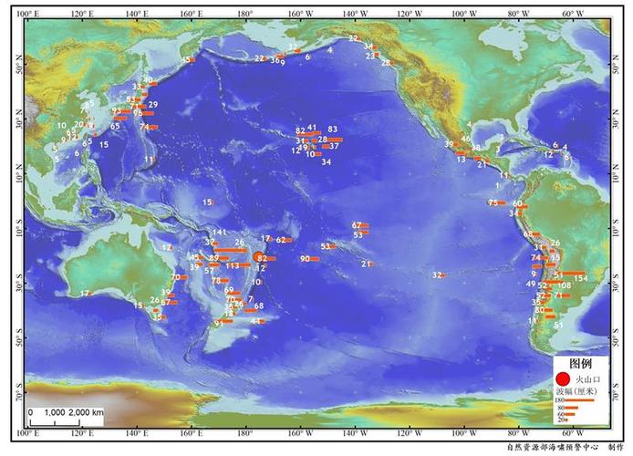汤加海域火山喷发引发大范围海啸最大海啸波幅达15米