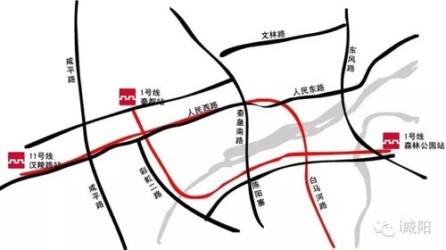 咸阳地铁将直通人民路,世纪大道!