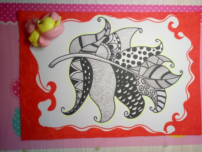 小美院教育线上课程——线描画《树叶》