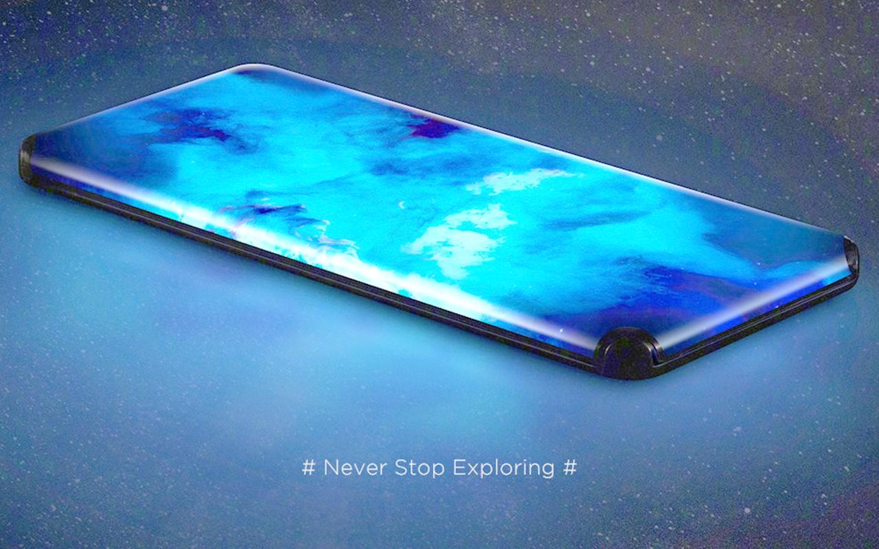 小米首款四曲瀑布屏概念手机发布