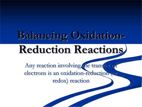 balancingoxidation-reductionreactions-uml:配平氧化还原反应的uml.