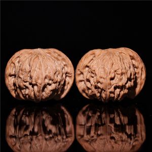 【文玩八方山子尖正磨】文玩把玩核桃42mm闷尖大肚矮桩磨盘狮子头