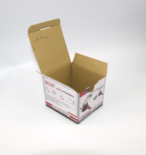 厂家直销 扣底式包装盒 kba六色机印刷彩盒 出口海外灯饰纸盒