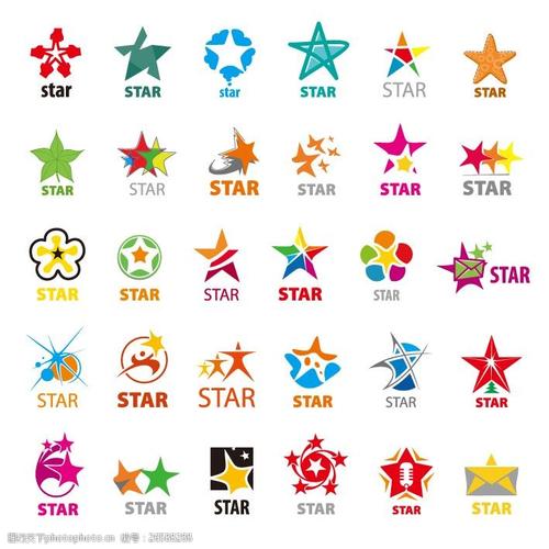 五角星标志合集图片