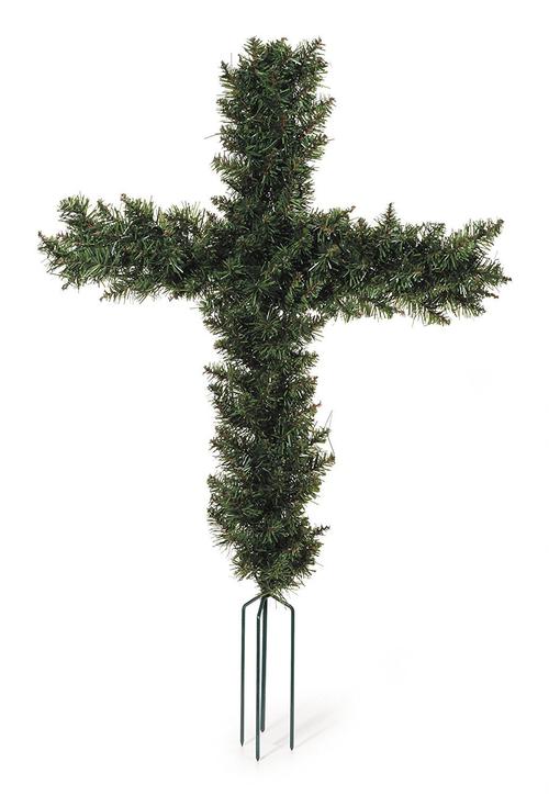 darice dc-2530十字架形状花环