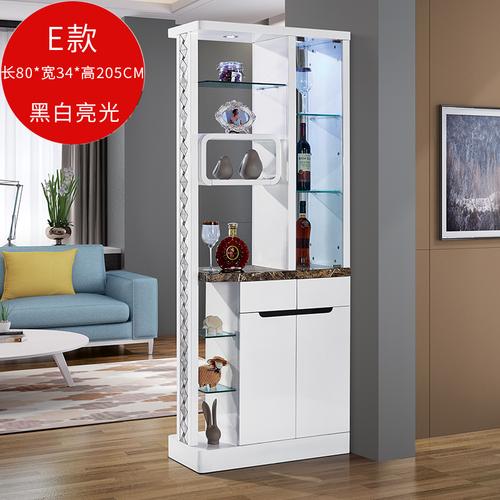 客厅玄关鞋柜双面酒柜隔断小户型80公分现代简约玄关装饰隔断柜子