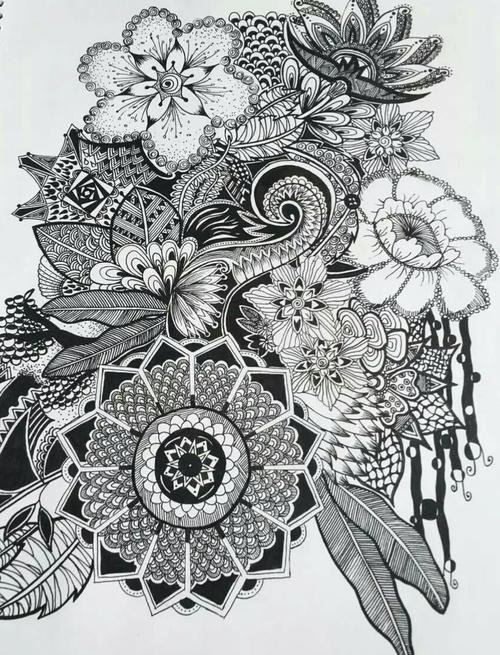 禅绕画属于你的心灵画作