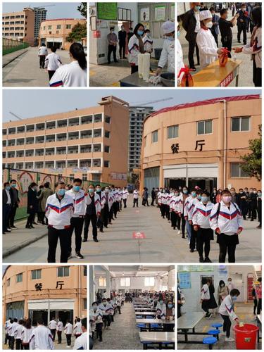 平舆二中举行九年级学生返校疫情防控演练