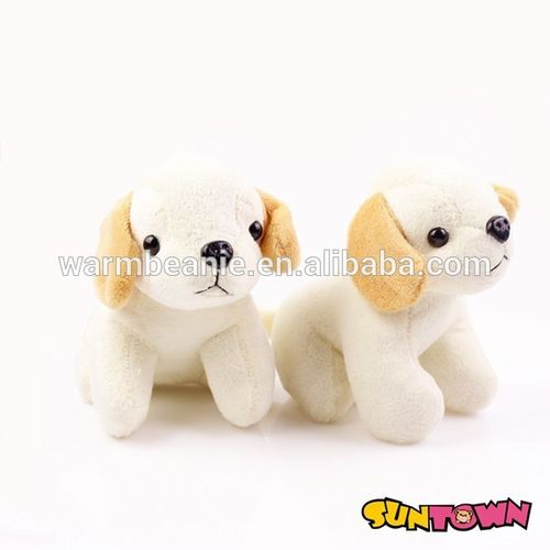 stuffed standing dog animal plush white floppy dog plush toys