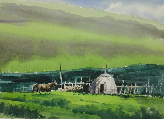 水水生风 彩彩相融 胡晓琴水彩第一季