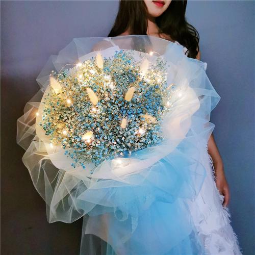 花束抖音满天星干花超大永生花创意网干花