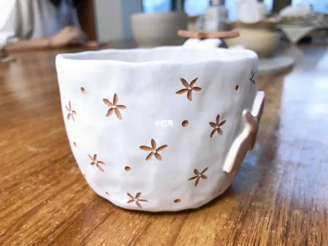 飞鸟集水杯_陶艺_手工制作_杯子_diy_趣陶坊·陶艺diy(汇源置地店)