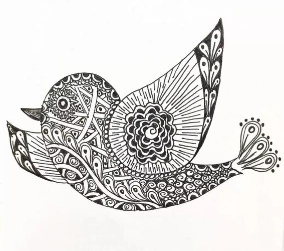 一日一禅(六)——趣味禅绕画之动物篇