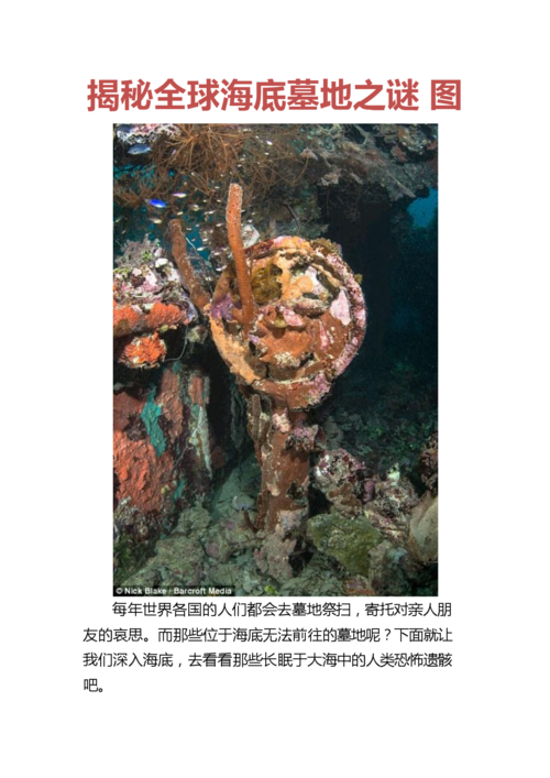 揭秘全球海底墓地之谜组图.docx