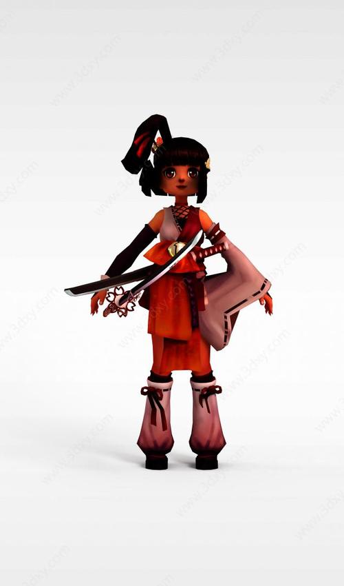 3d游戏卡通人物模型