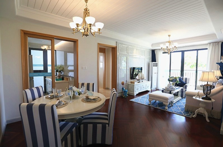 海口恒大美丽沙客厅样板间