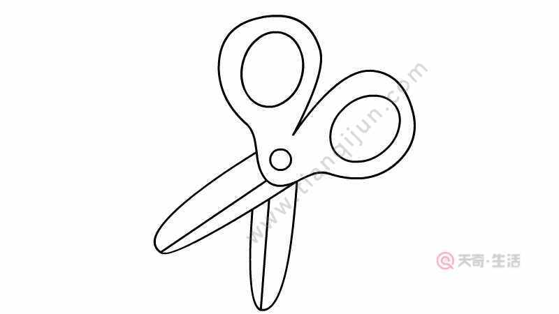 剪刀简笔画图片剪刀简笔画图片画法