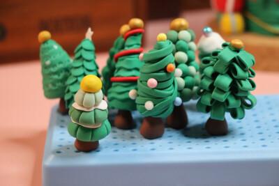 圣诞树 粘土手作