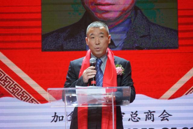 加拿大辽宁总商会会长徐宏楼.林风云摄