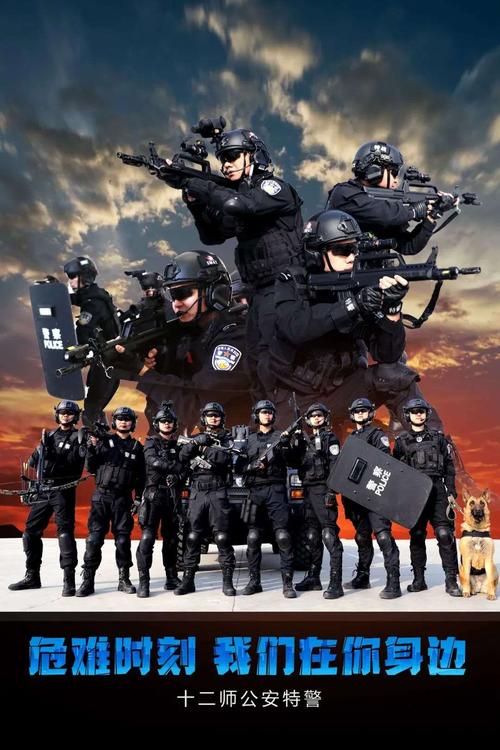 有我有平安兵团公安原创特警海报震撼来袭