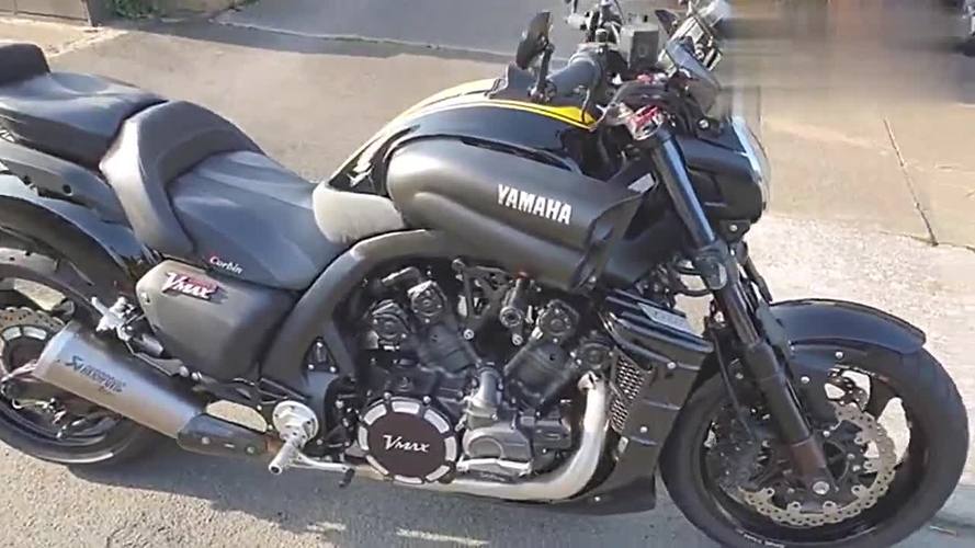 雅马哈大魔鬼实车展示排量17l真心霸气