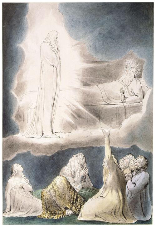 上图:英国诗人,画家威廉·布莱克(william blake,1757-1827年)的版画
