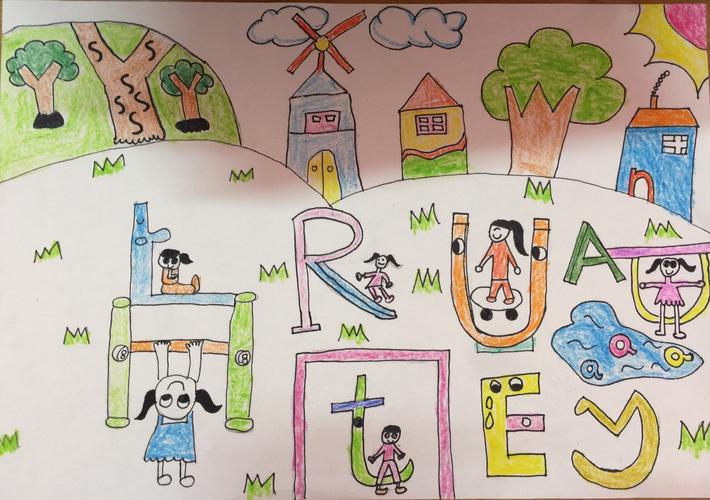 二年级英语"创意字母"手抄报(字母画报)评比结果及优秀作品展