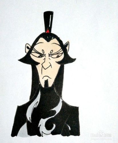 《哪吒之魔童降世》之申公豹简笔画