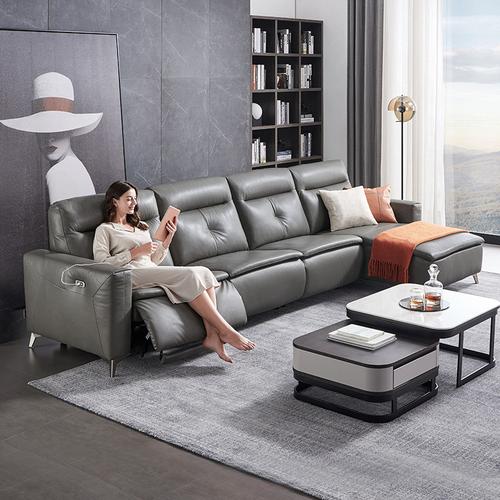 芝华仕头等舱沙发真皮电动意式轻奢皮艺功能大户型客厅家具10258m