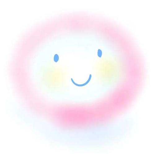 发光纯色表情头像