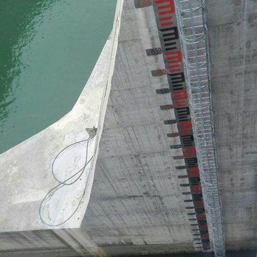 铝合金水位搪瓷不锈钢水库观测量尺夜光反光水利标尺